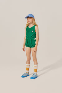 Green Sporty Kids Overall