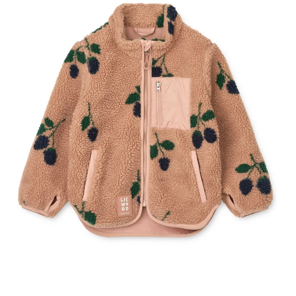 Nolan Pile Jacket- Berry Pale Tuscany