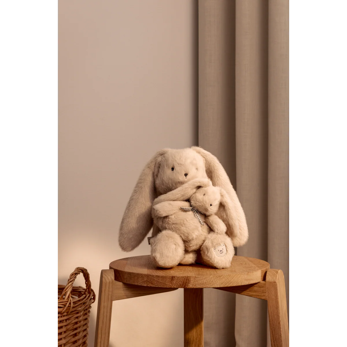 Berto Mommy & Me Rabbit Teddy- Mist