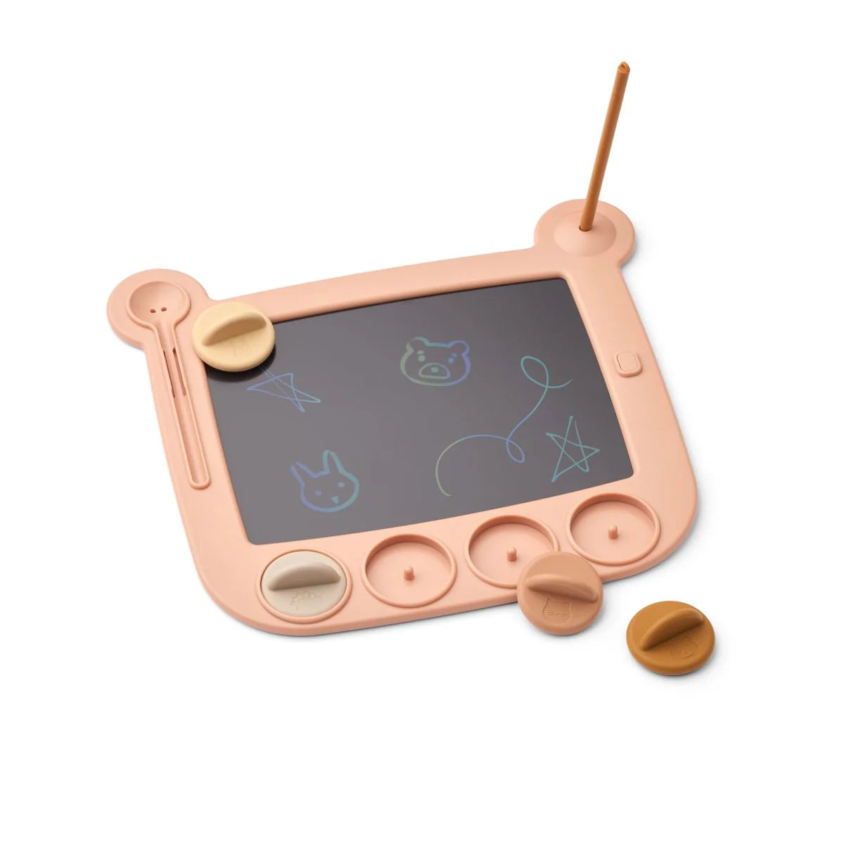 Venzora LCD Drawing Board with stamps- Pale Tuscany