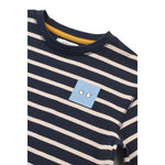 Charger l'image dans la galerie, Tyler Striped short-sleeve T-shirt- Classic Navy Sandy

