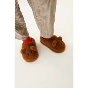 Aviaja Bear Slippers- Golden Caramel