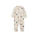 Load image into Gallery viewer, Birk Printed Pyjamas Jumpsuit- Bunny/ Sandy
