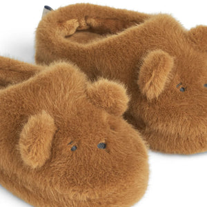 Aviaja Bear Slippers- Golden Caramel