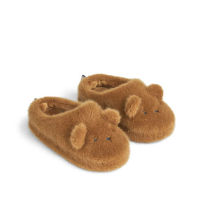 Aviaja Bear Slippers- Golden Caramel