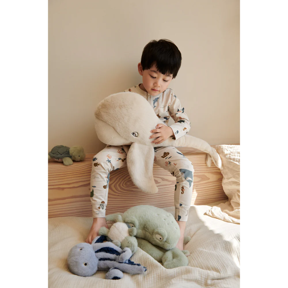 Binnie Octopus Teddy- Arctic blue