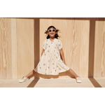 Load image into Gallery viewer, Darla Junior Sunglasses 4-10Y- Peach/ Sea Shell
