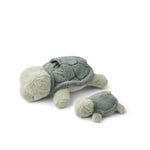 Load image into Gallery viewer, Berto &amp; Baby Turtle Teddy- Faune green
