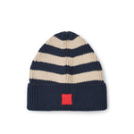 Charger l'image dans la galerie, EZRA Beanie Classic navy / Sandy stripe
