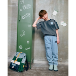 Charger l'image dans la galerie, Tyler Striped short-sleeve T-shirt- Classic Navy Sandy
