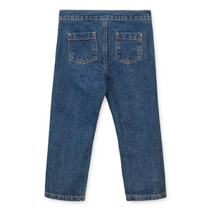 Bergamote Denim Pants- Medium Blue