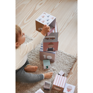 Aaren Stacking Boxes- Vehicles Downtown Mix