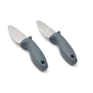 Perry cutting knife set- Whale Blue