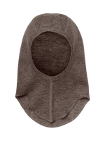 Charger l&#39;image dans la galerie, Balaclava Merino Wool Rib- Brown Melange
