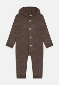 Wool Fleeced Suit- Brown Melange