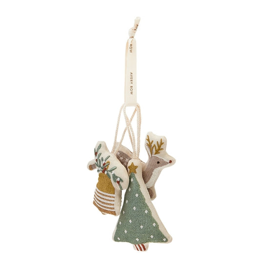 Christmas Tree Decorations (3piece set)- Winter Woodlands