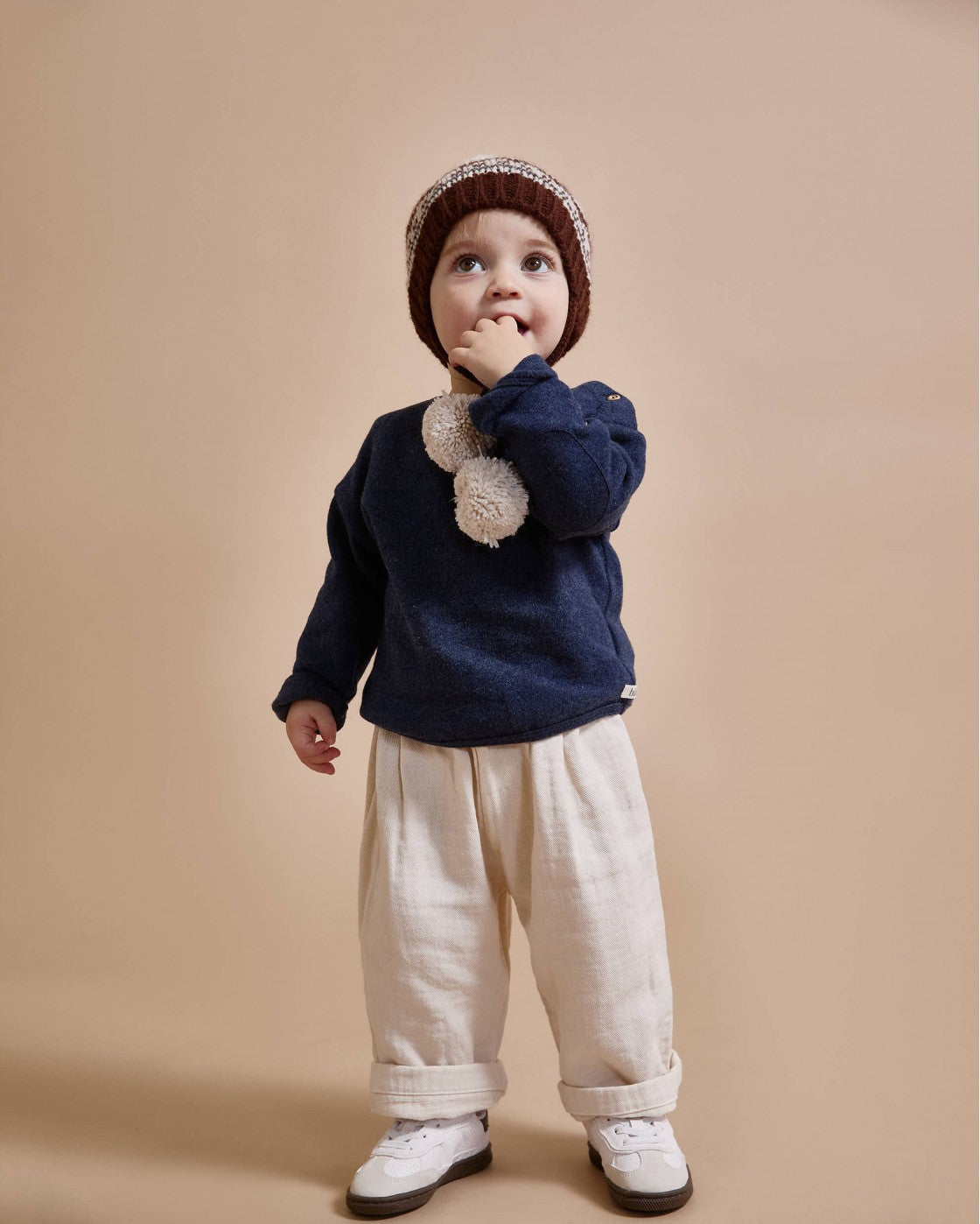 Soft Jersey Sweatshirt- Navy
