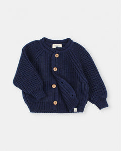 Soft Knit Cardigan- Navy