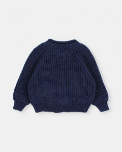 Soft Knit Cardigan- Navy