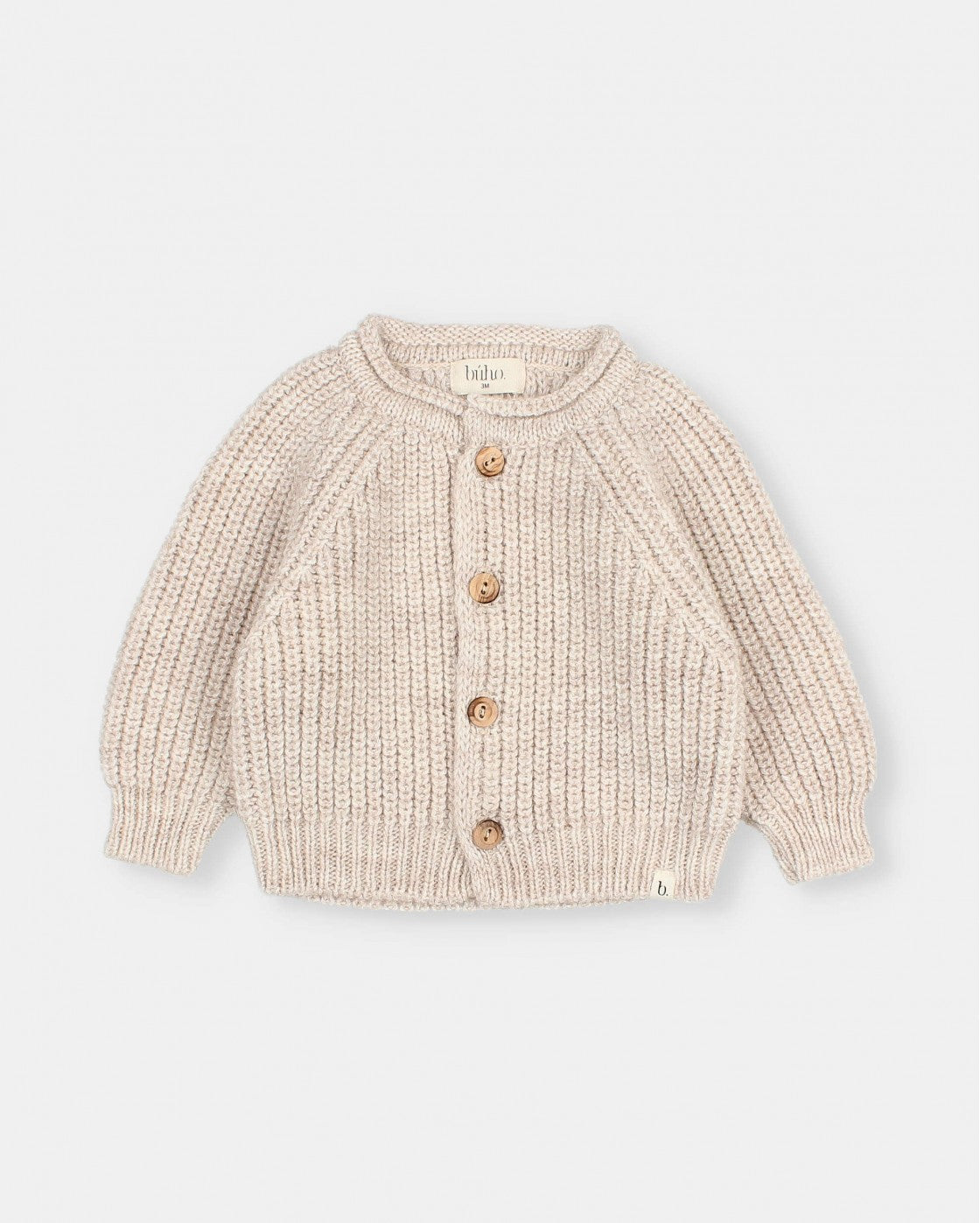 Soft Knit Cardigan- Natural