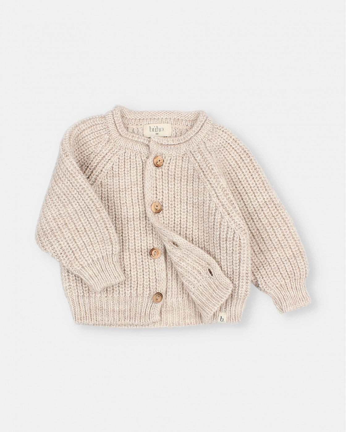 Soft Knit Cardigan- Natural