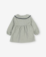 Load image into Gallery viewer, Soft Velour Dress- Eucalyptus
