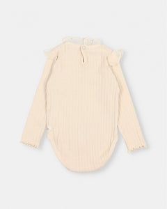Warm Rib Bodysuit- Ivory
