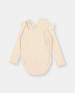 Load image into Gallery viewer, Warm Rib Bodysuit- Ivory
