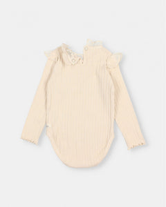 Warm Rib Bodysuit- Ivory