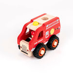Load image into Gallery viewer, Wooden Fire Engine
