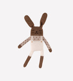 Charger l&#39;image dans la galerie, Bunny Knit Toy| Ecru Overalls
