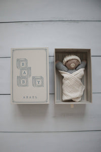 knit 100% Alpaca Baby Doll: Cocoa