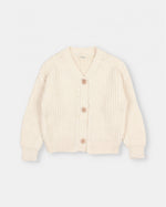 Load image into Gallery viewer, Cotton Knit Cardigan- Ecru
