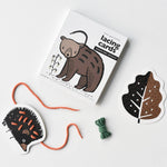 Charger l'image dans la galerie, Lacing Cards - Woodland Animals

