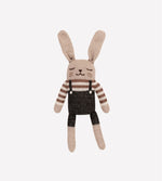 Load image into Gallery viewer, Bunny Knit Toy| Black Overalls
