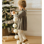 Load image into Gallery viewer, Velour Baby Dress- Forest
