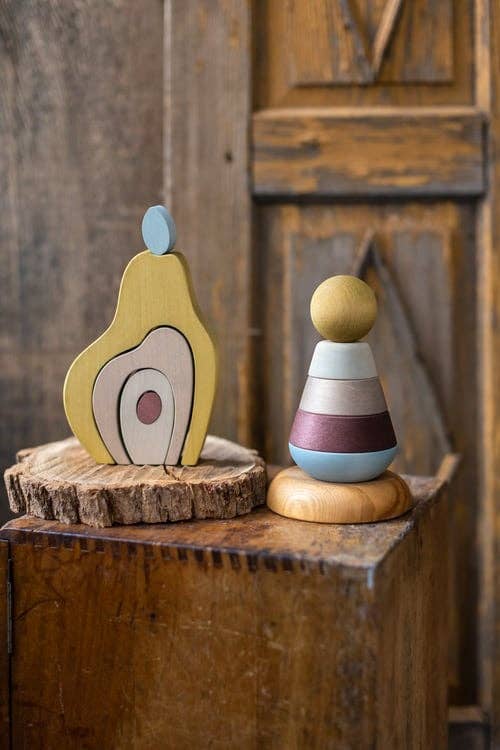 Wooden Toy - Stackable Pear