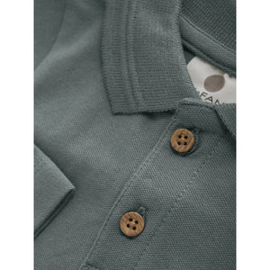 Long Sleeve Polo- BALSAM GREEN