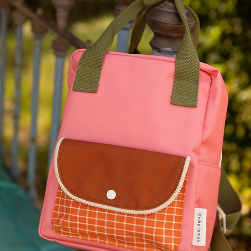 Sticky Lemon Farmhouse Small Backpack- Flower Pink