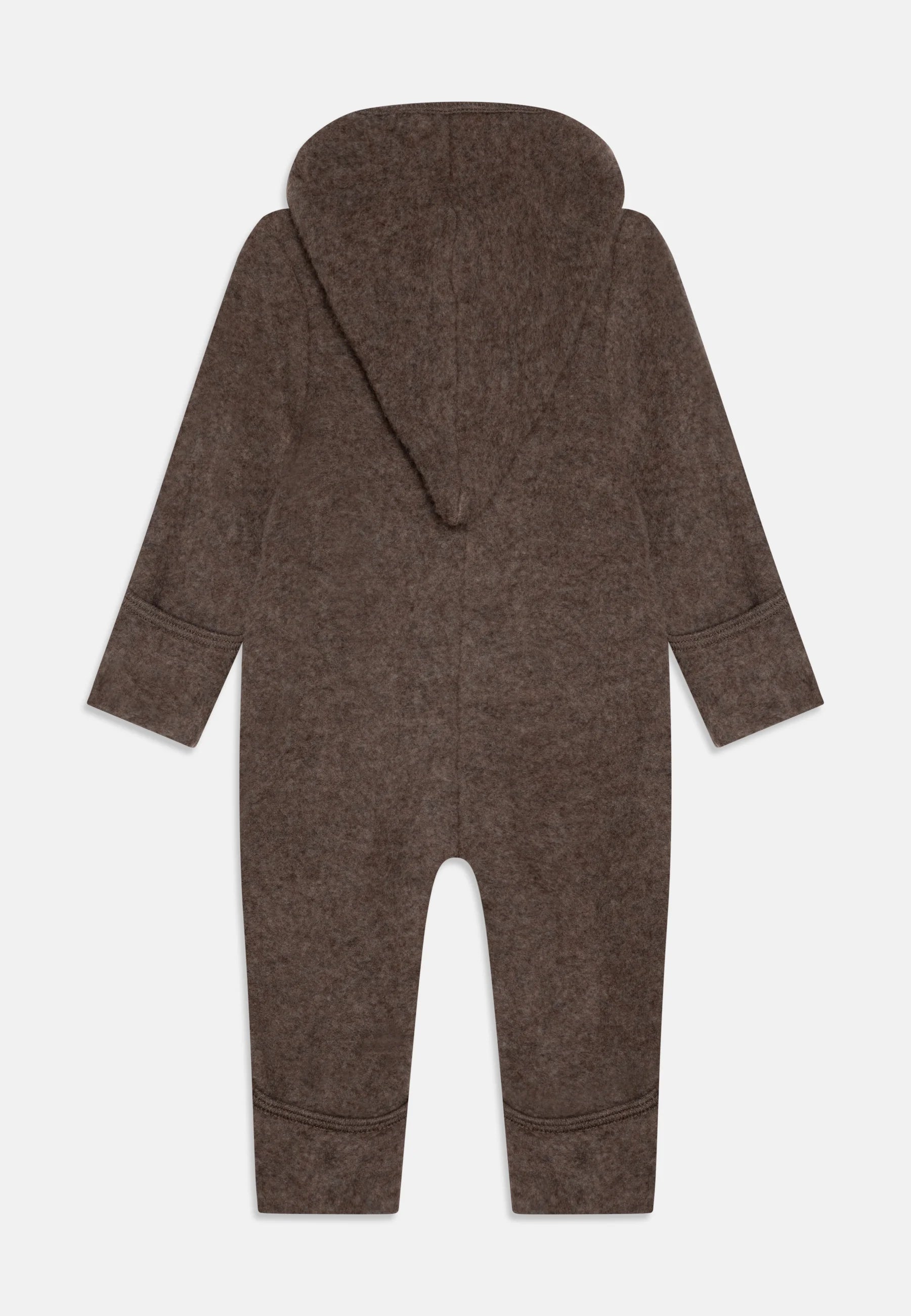 Wool Fleeced Suit- Brown Melange