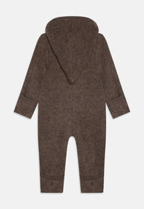 Wool Fleeced Suit- Brown Melange