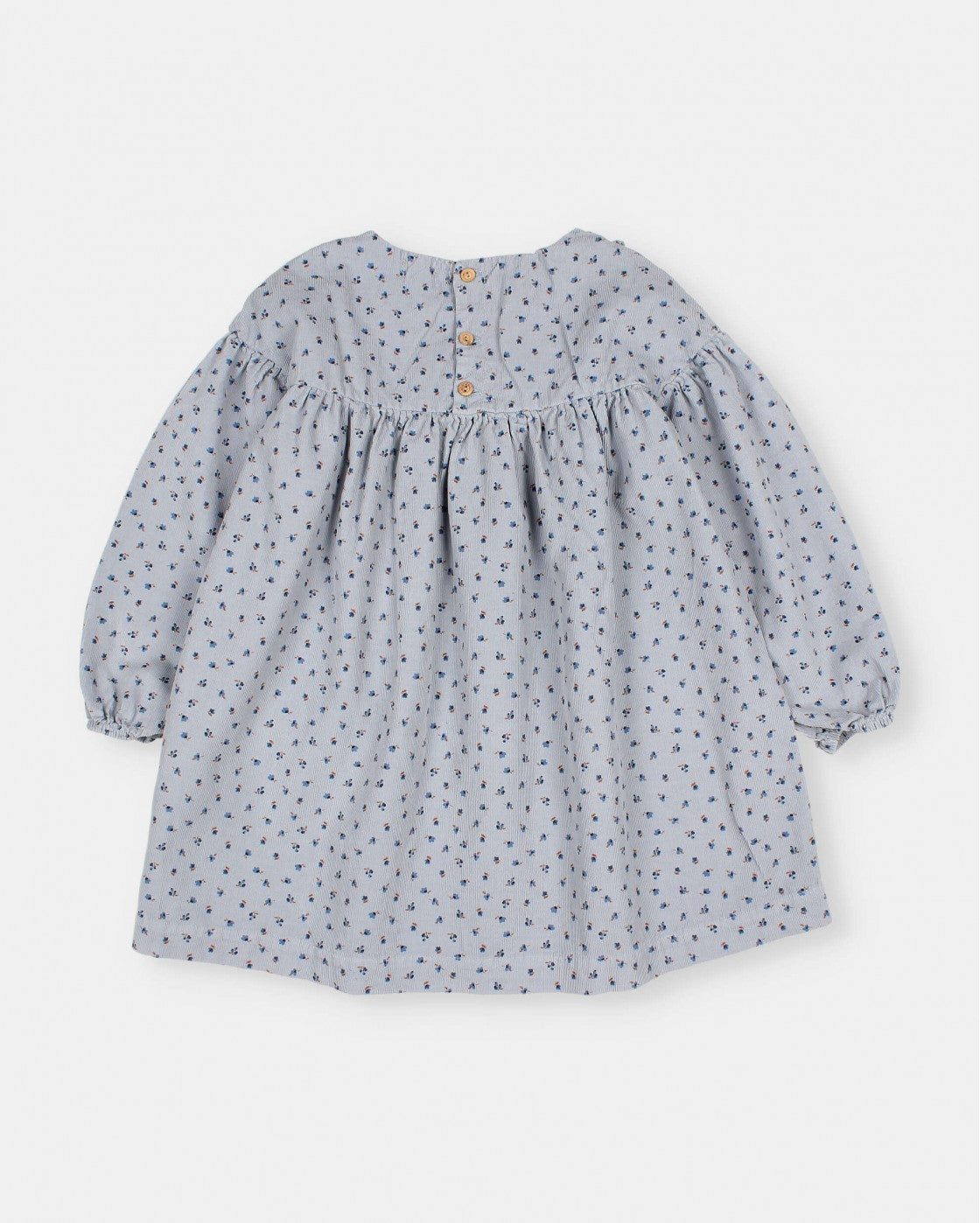 Soft Velour Dress- Soft Blue