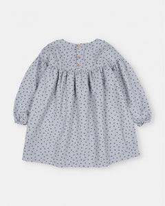 Soft Velour Dress- Soft Blue