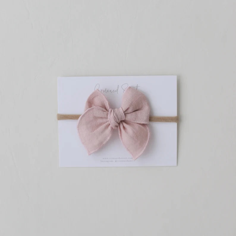 Small Fable Bow- Pink