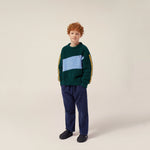 Load image into Gallery viewer, Navy Corduroy Kids Trousers
