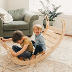 Load image into Gallery viewer, PlayArch XL - Large Wooden Climber and Rocker
