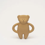 Load image into Gallery viewer, Moonie Bear Natural Rubber Teether - Cappuccino
