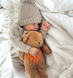 Load image into Gallery viewer, Moonie Organic Humming Bear With Lamp - Cappuccino
