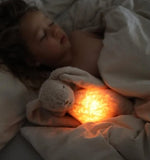 Charger l'image dans la galerie, Moonie Organic Humming Bear With Lamp - Rose
