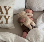 Load image into Gallery viewer, Moonie Organic Humming Bear With Lamp - Cappuccino
